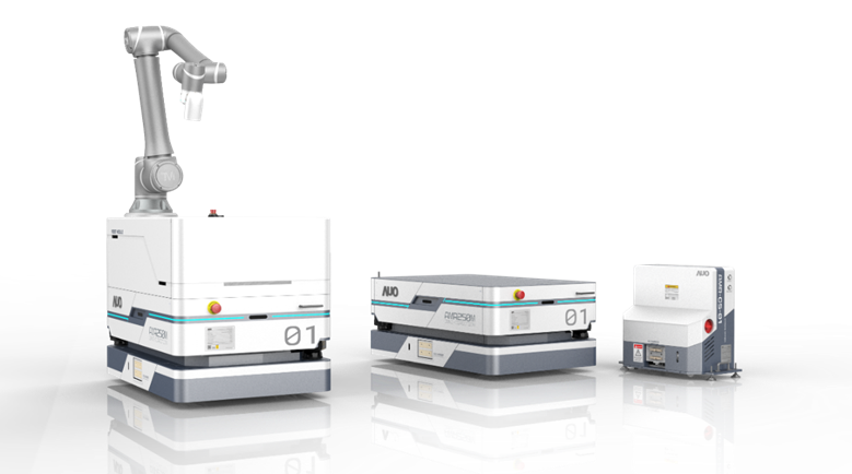 伟德betvlctor數位開發的自主式移動機器人（AMR250M），搭配全向輪並結合AI演算法、2D LiDAR、3D攝影機等技術，協助客戶實現產線全自動化
